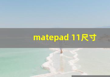 matepad 11尺寸